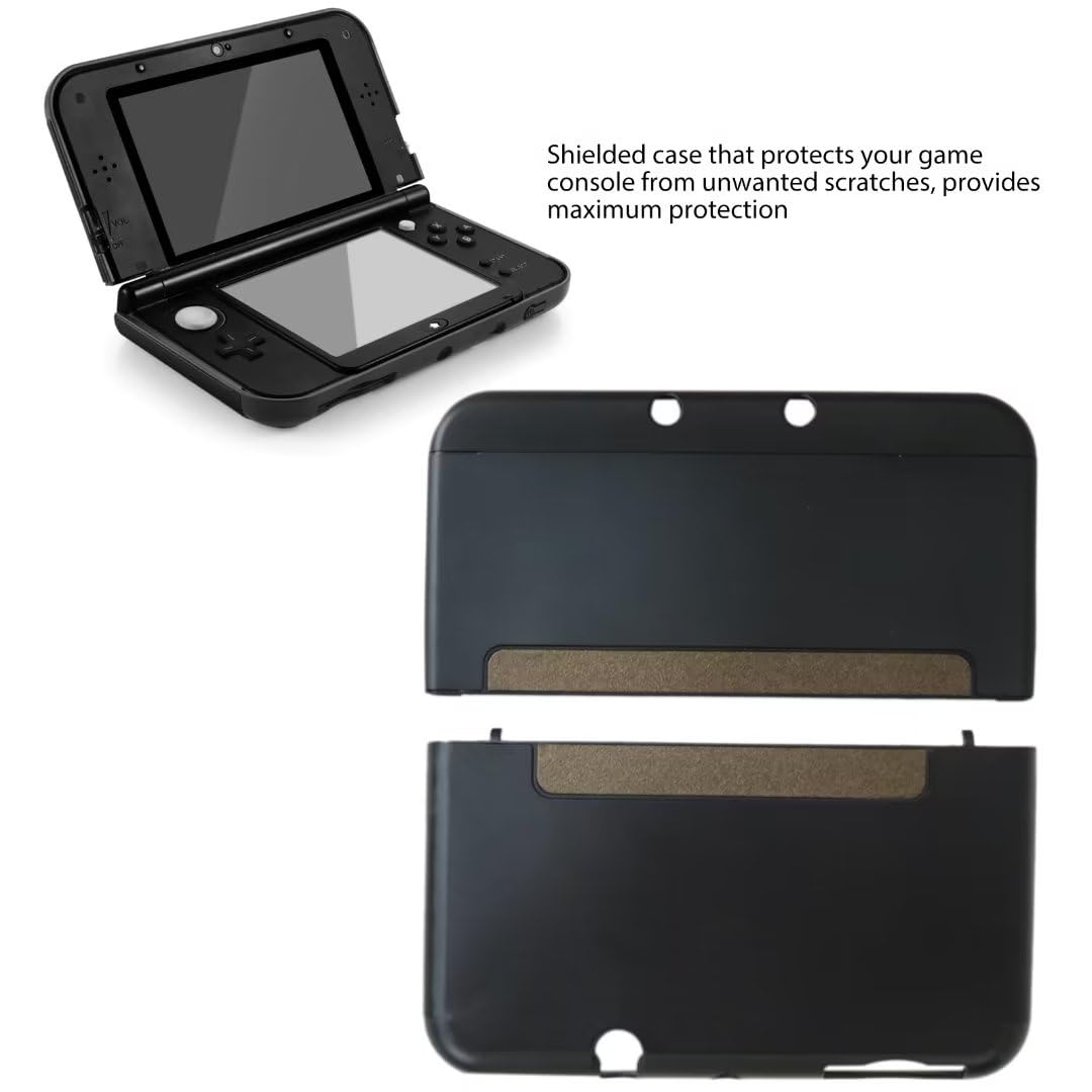 Black Aluminum Plastic Protective Hard Shell Case for New 3DS XL LL C1490
