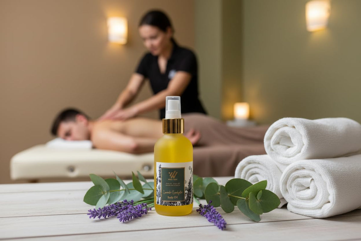 Lavender Eucalyptus Body & Massage Oil 4oz U2461
