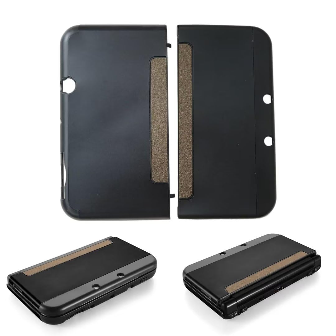 Black Aluminum Plastic Protective Hard Shell Case for New 3DS XL LL C1490