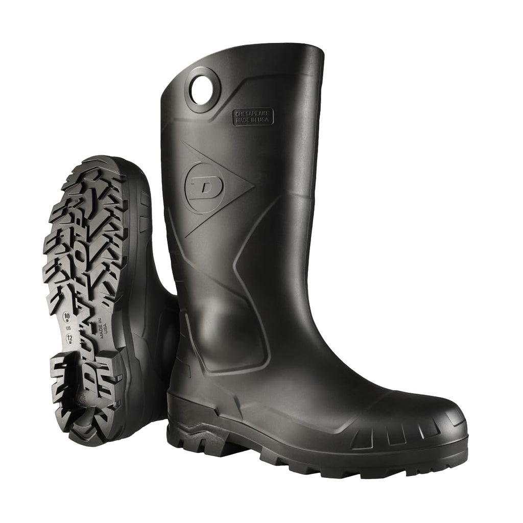 Black Steel Toe Rubber Work Boots X62210