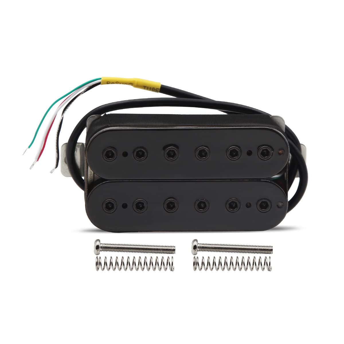 Alnico 5 Electric Guitar Humbucker Pickup Set Black R452