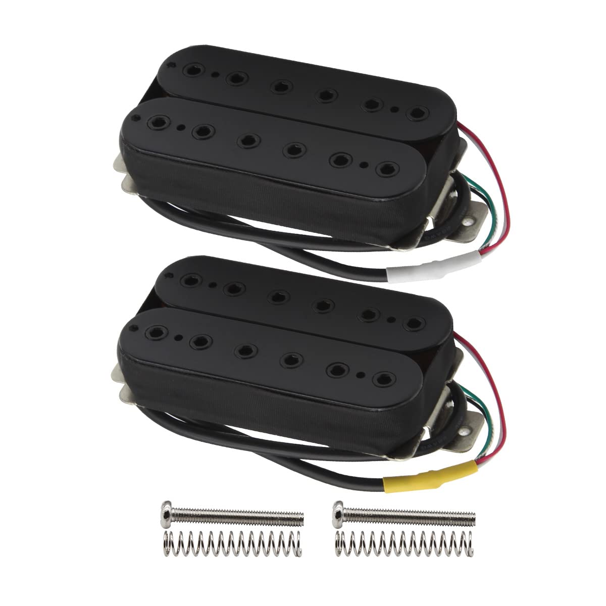 Alnico 5 Electric Guitar Humbucker Pickup Set Black R452