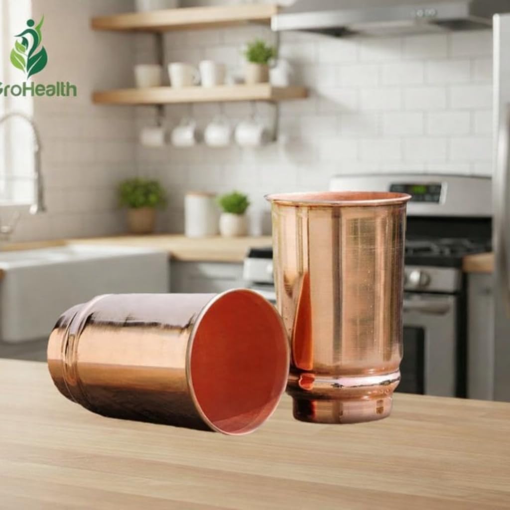 Pure Copper Cups Set of 2, 11.8 oz D3457