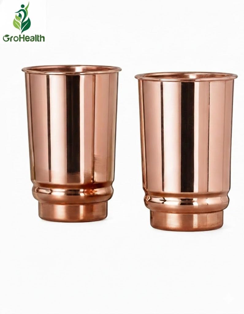 Pure Copper Cups Set of 2, 11.8 oz D3457
