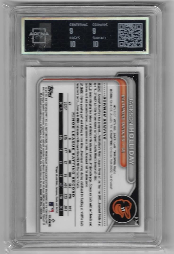 Graded Mint+ 9.5 Refractor Baseball Card Y13659