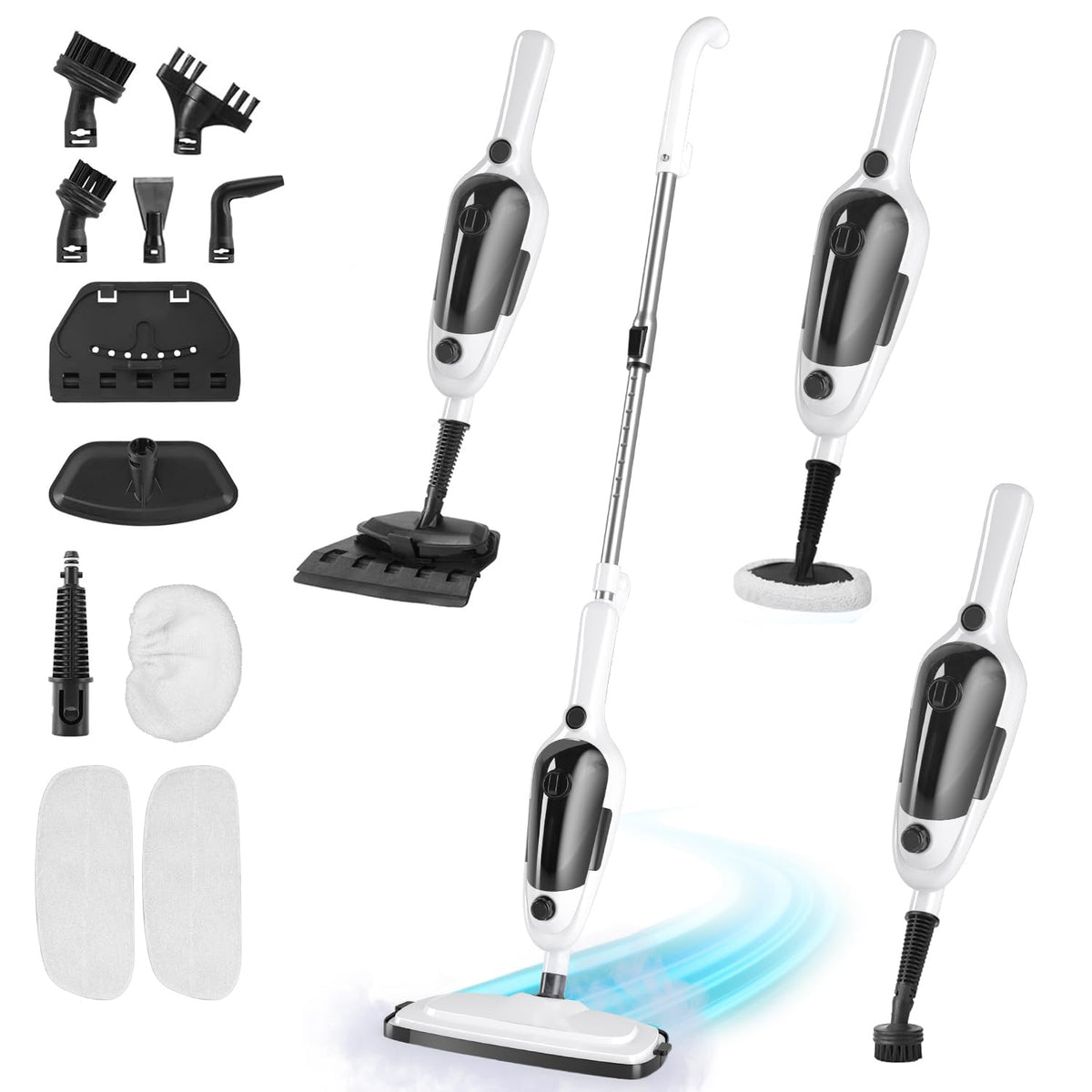 11-in-1 Steam Mop Handheld Steam Cleaner E3470
