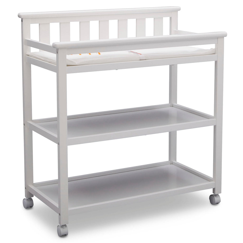 Flat Top Changing Table with Wheels and Changing Pad U186