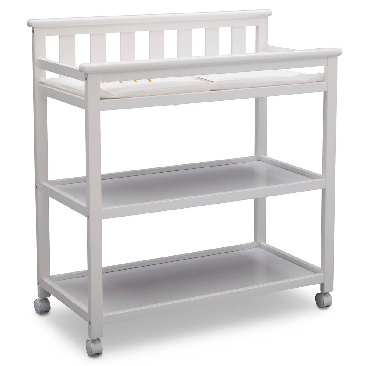 Flat Top Changing Table with Wheels and Changing Pad U186