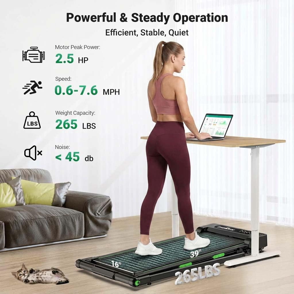 Portable Treadmill with Handle Bar E119364