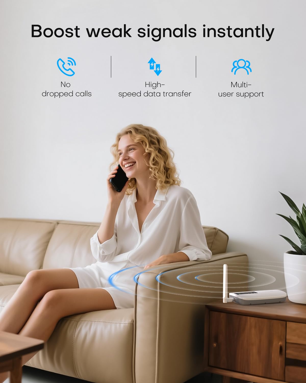 Cell Phone Signal Booster for All U.S. Carriers G817