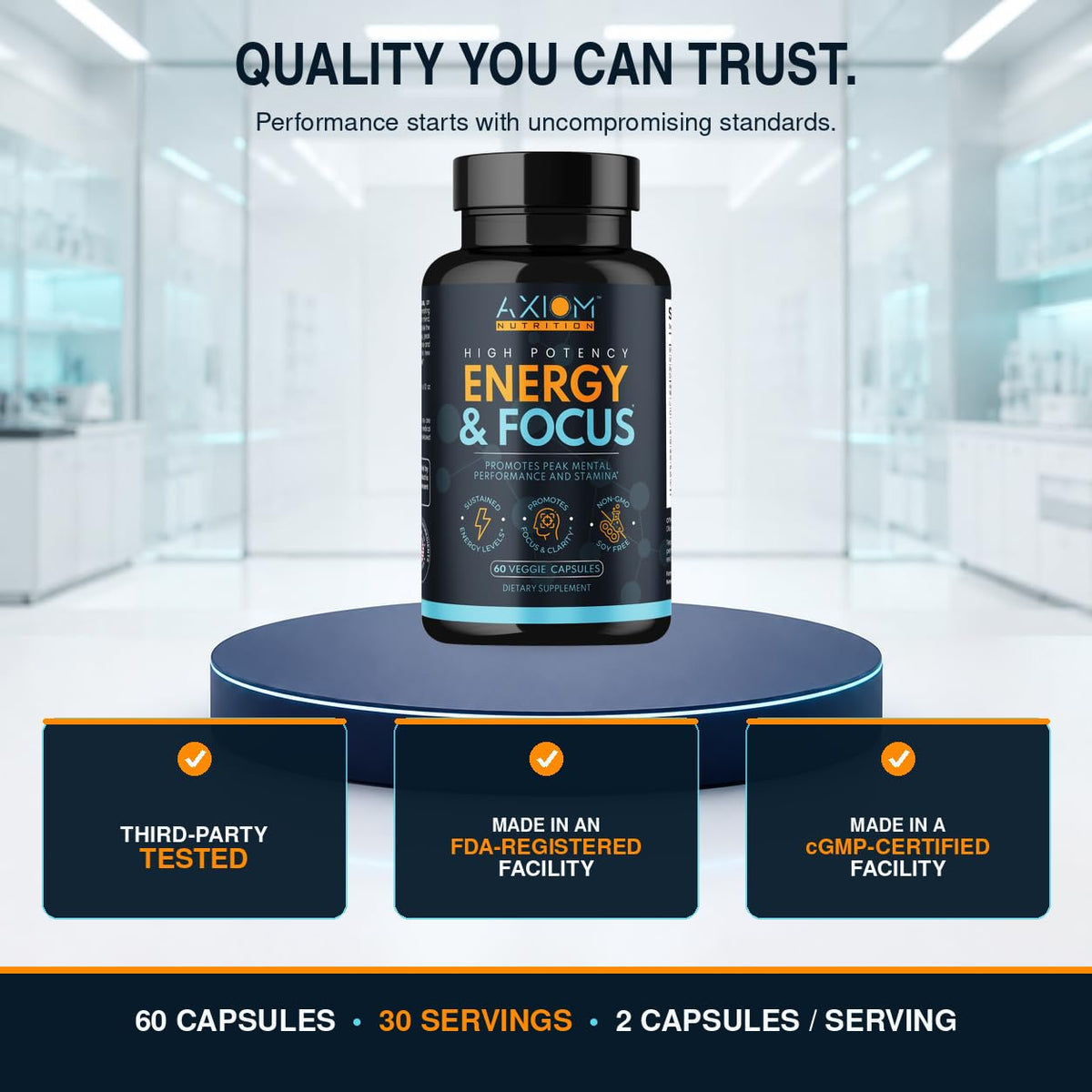 200mg Caffeine Lions Mane Mushroom 60 Capsules Y600455