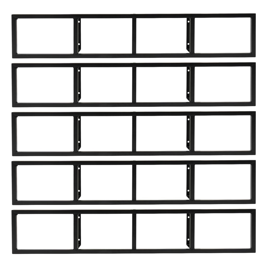 5Pcs Wall Mount Media Storage Rack I3906