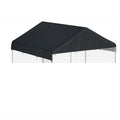 Black 10' x 10' Outdoor Dog Kennel Cover K8246