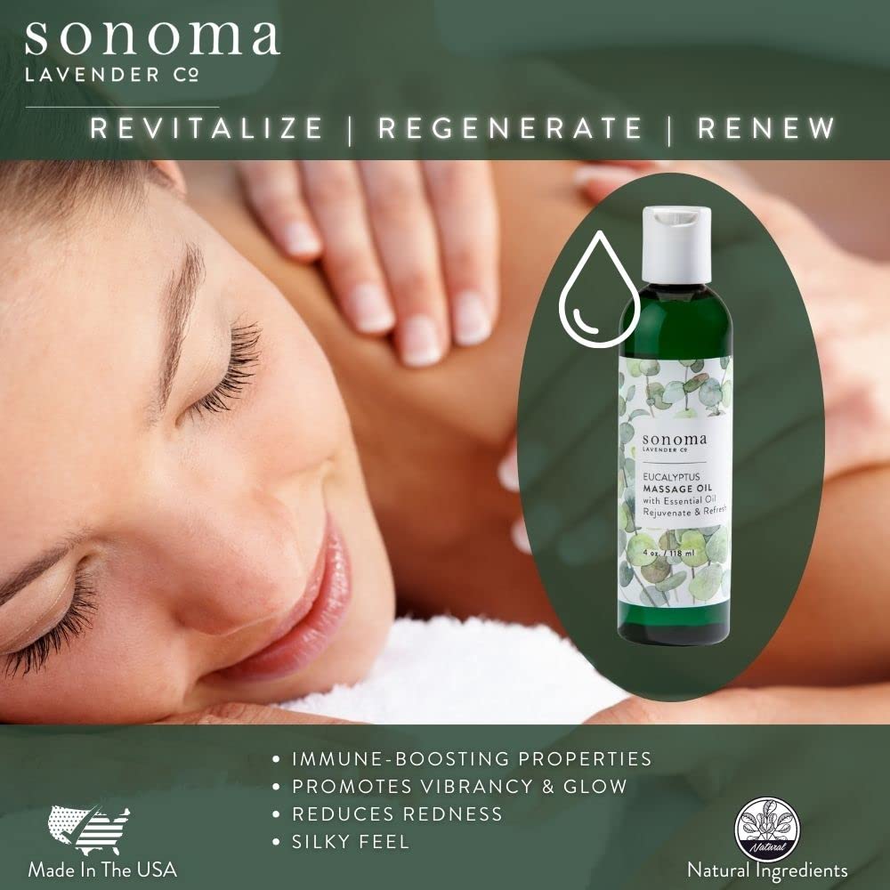 Eucalyptus Massage Oil 4 oz G573