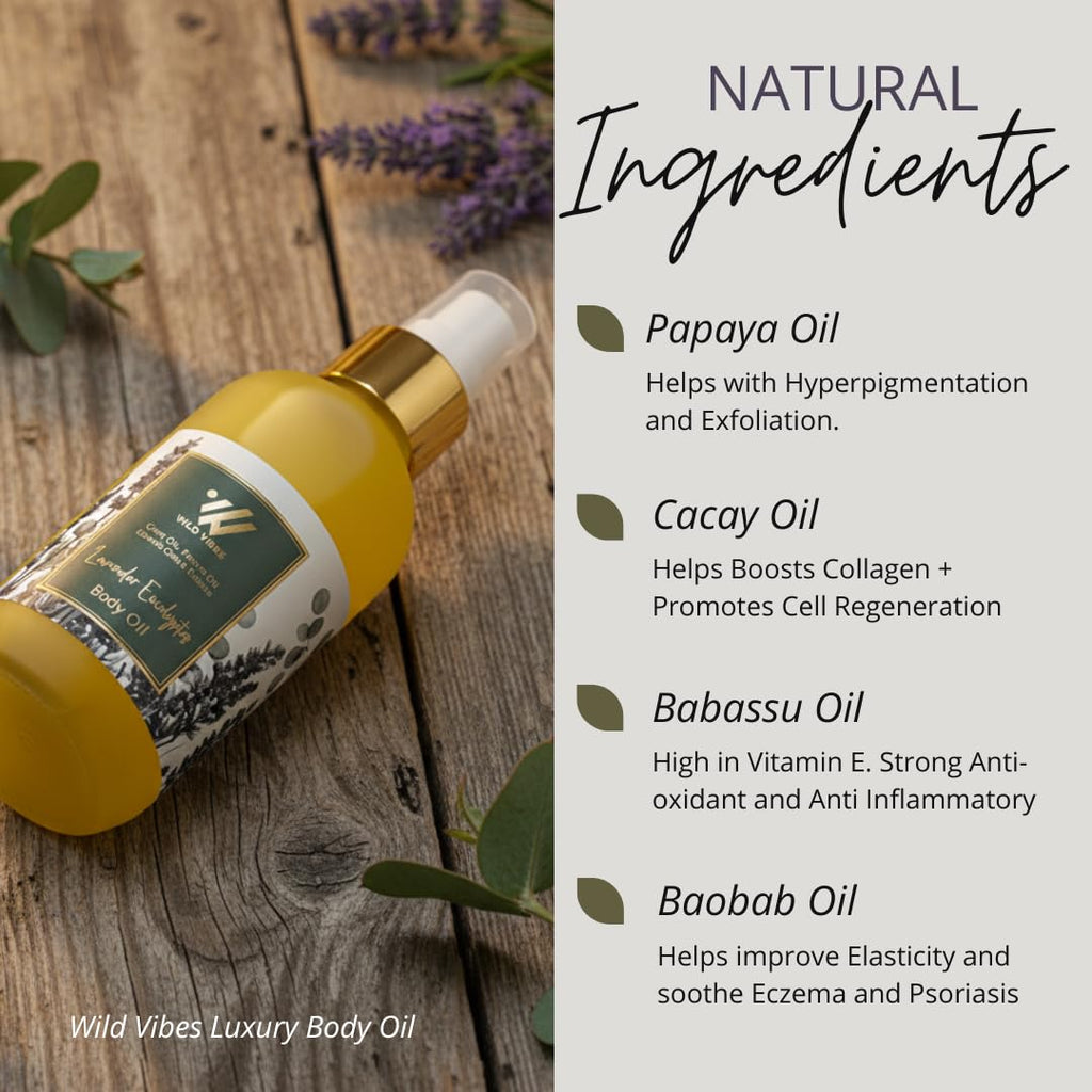 Lavender Eucalyptus Body & Massage Oil 4oz U2461