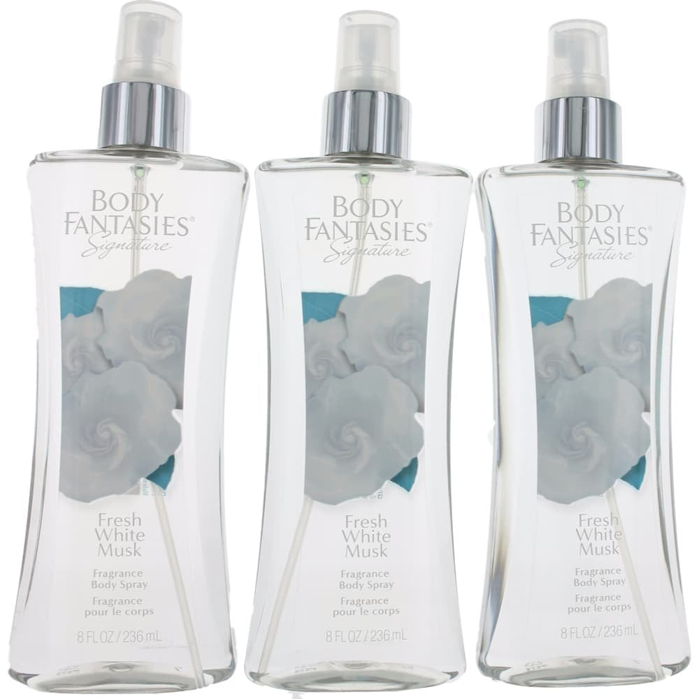 White Musk Body Spray 3 Pack 8 oz H561237