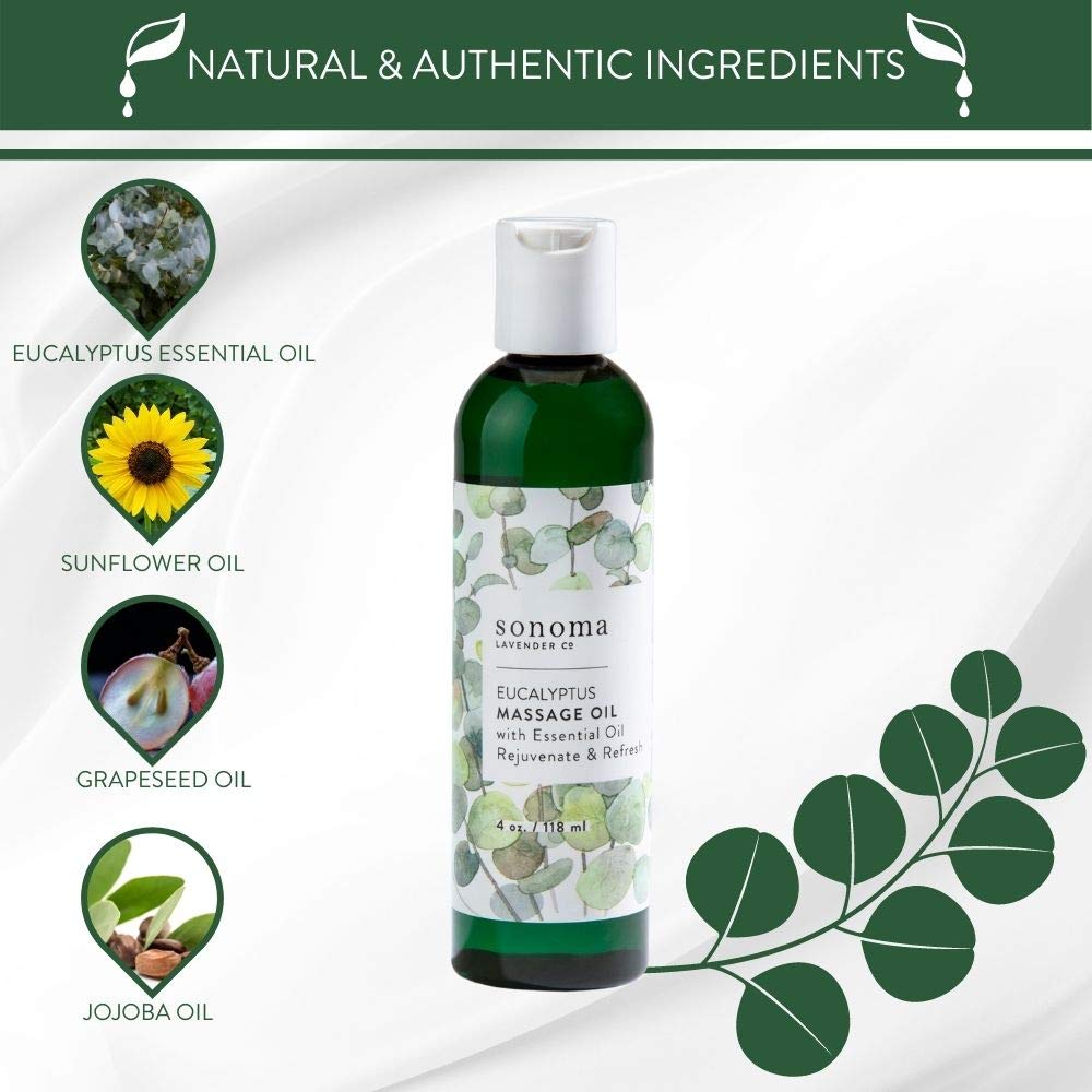 Eucalyptus Massage Oil 4 oz G573