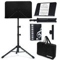 Folding Sheet Music Stand and Desktop Book Stand with Carrying Bag F35197