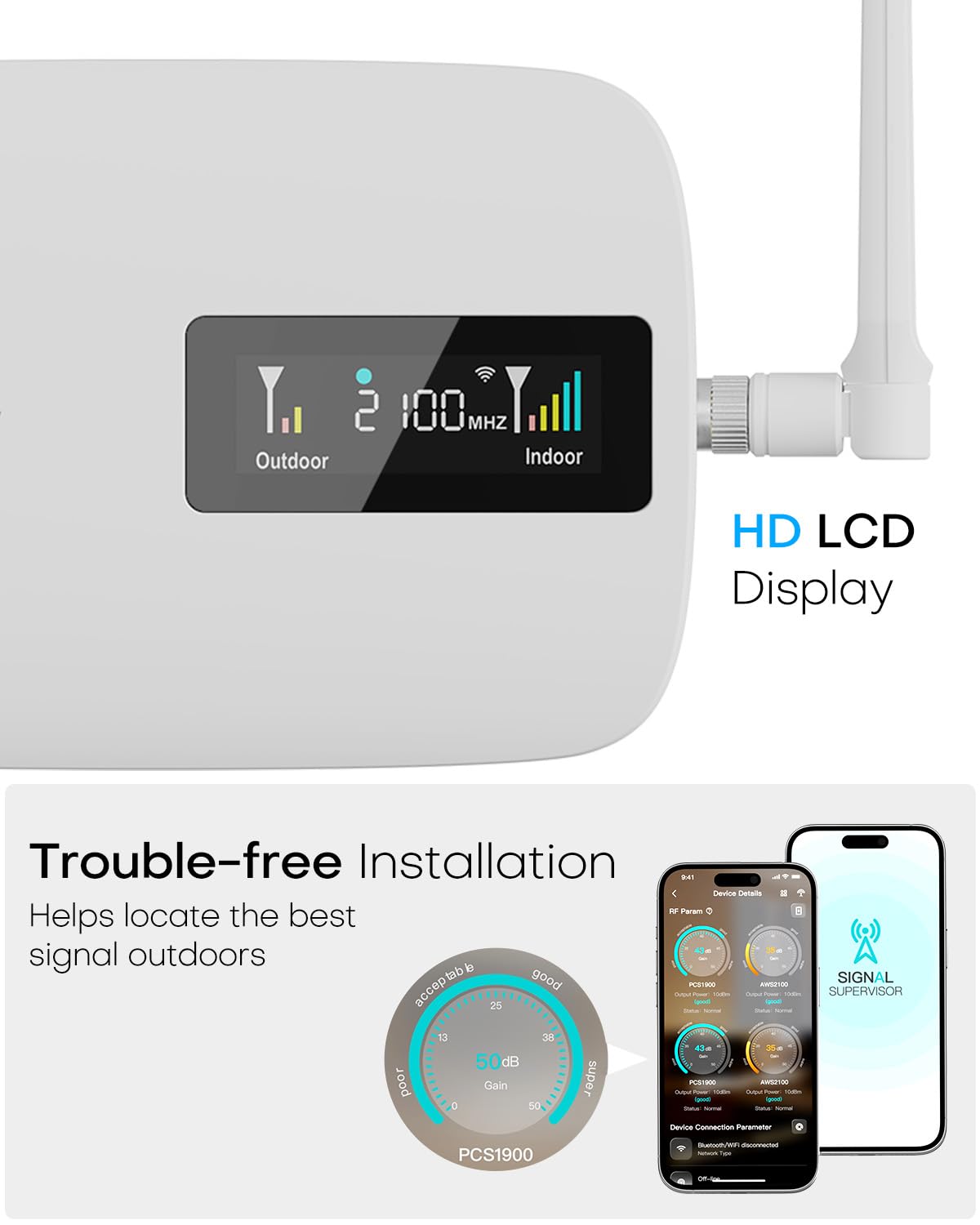 Cell Phone Signal Booster for All U.S. Carriers G817