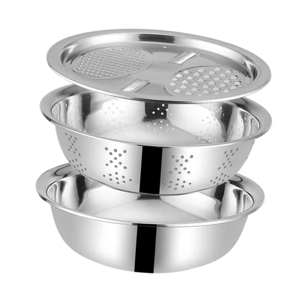 Metal Vegetable Washing Basket Strainer Bowl P912