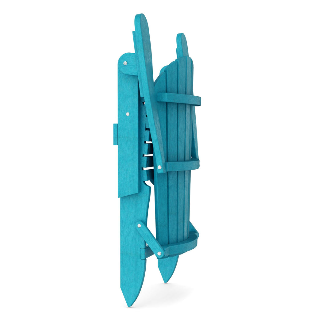 Aruba Blue Folding Adirondack Chair D8654