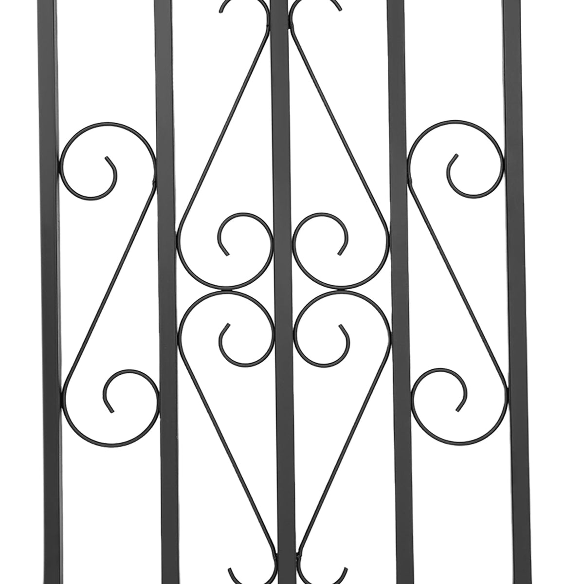24 x 36 Inch Heavy Duty Iron Window Security Bars, Black 2 Pack T8182
