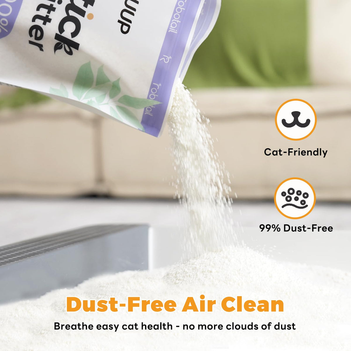 Non-Stick Clumping Cat Litter 18 lbs 2 Pack B49535