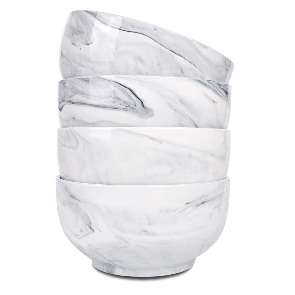 Ceramic Bowl Set of 4, 33 Oz, Dishwasher and Microwave Safe N40189