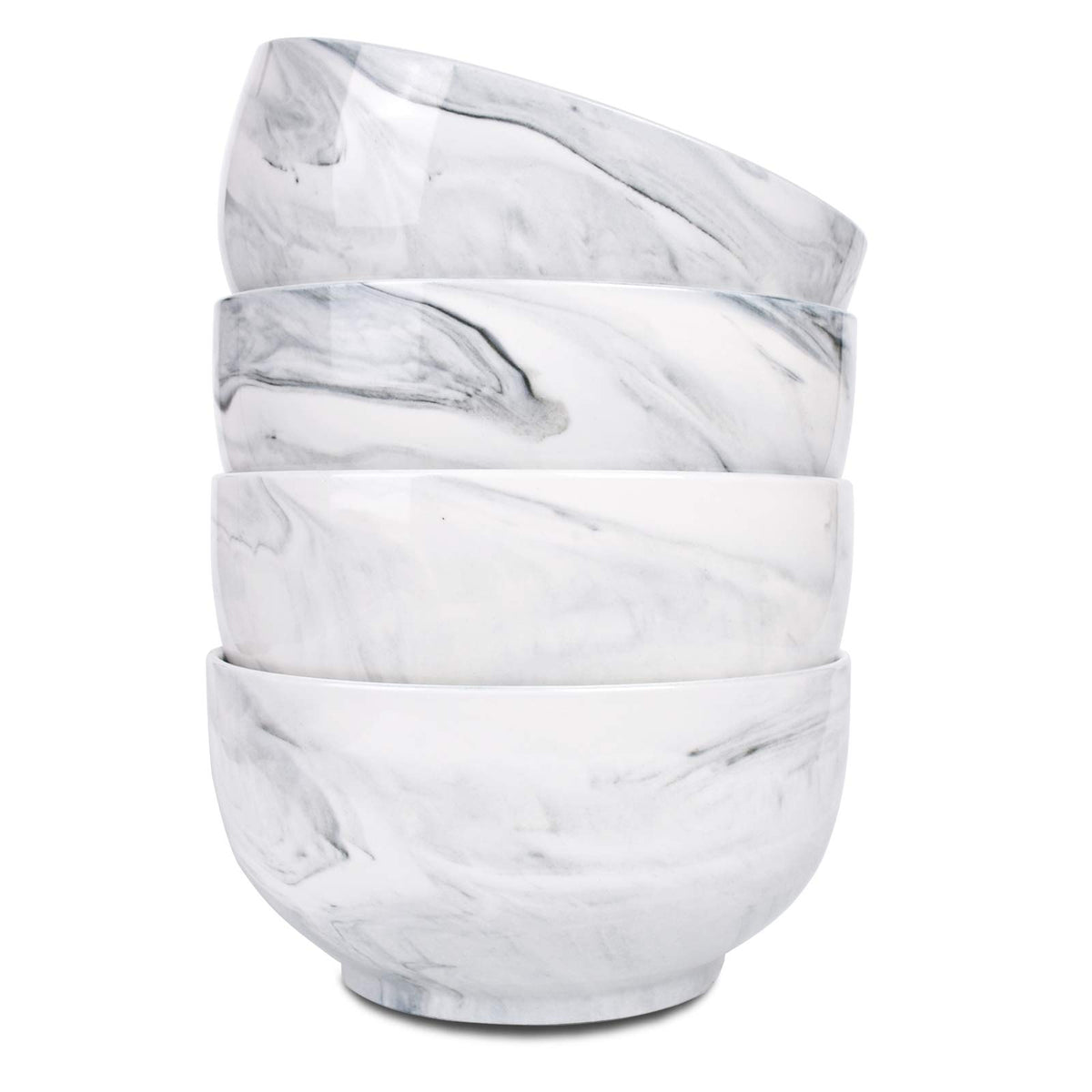 Ceramic Bowl Set of 4, 33 Oz, Dishwasher and Microwave Safe N40189