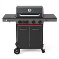 4 Burner Propane Gas Grill with Infrared Side Burner B98211
