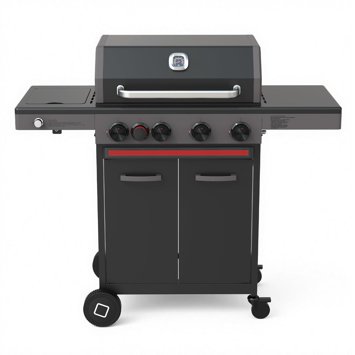 4 Burner Propane Gas Grill with Infrared Side Burner B98211