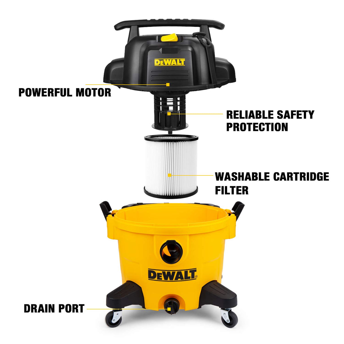 9 Gallon Wet/Dry Shop Vacuum with Blower W9846