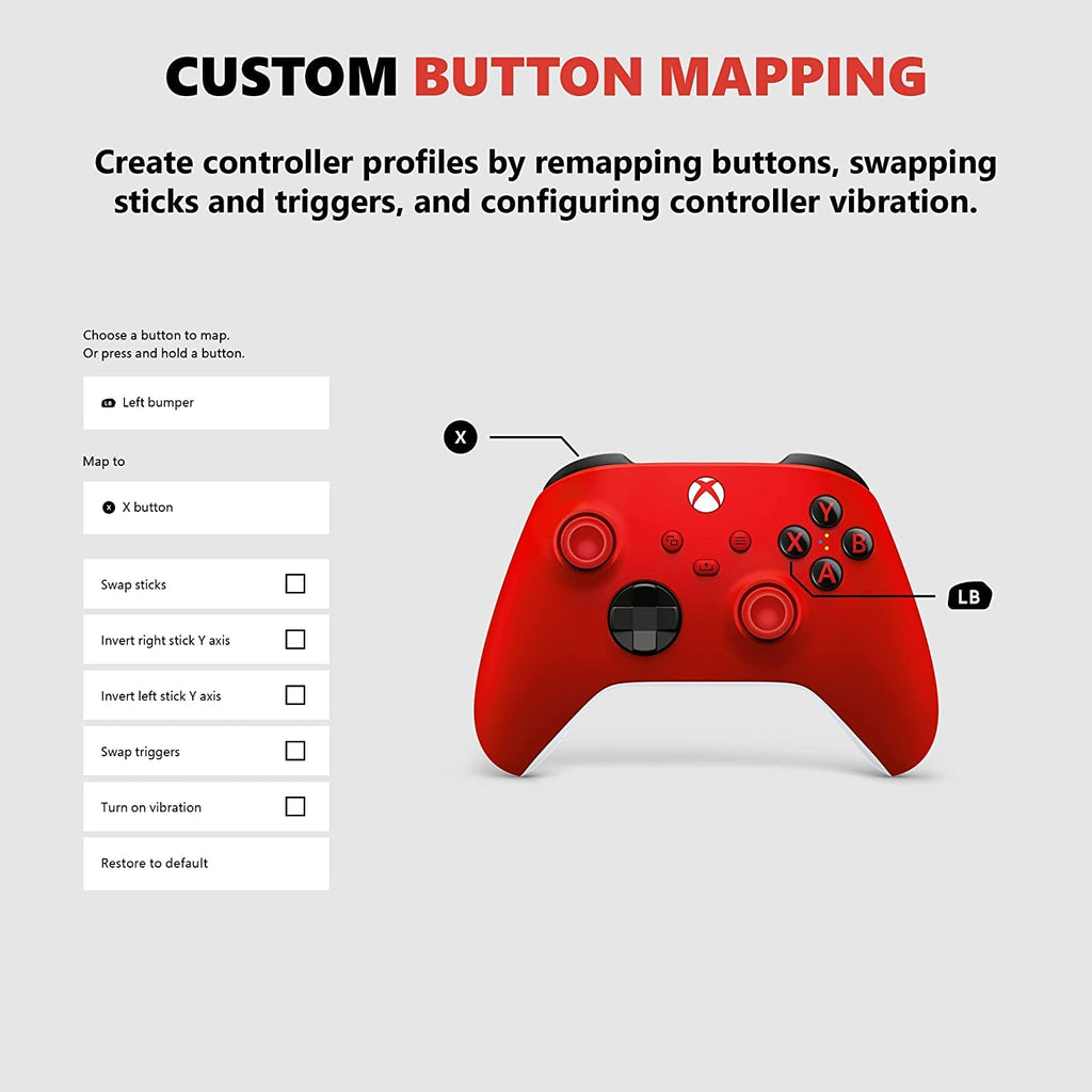 Wireless Gaming Controller Pulse Red O165