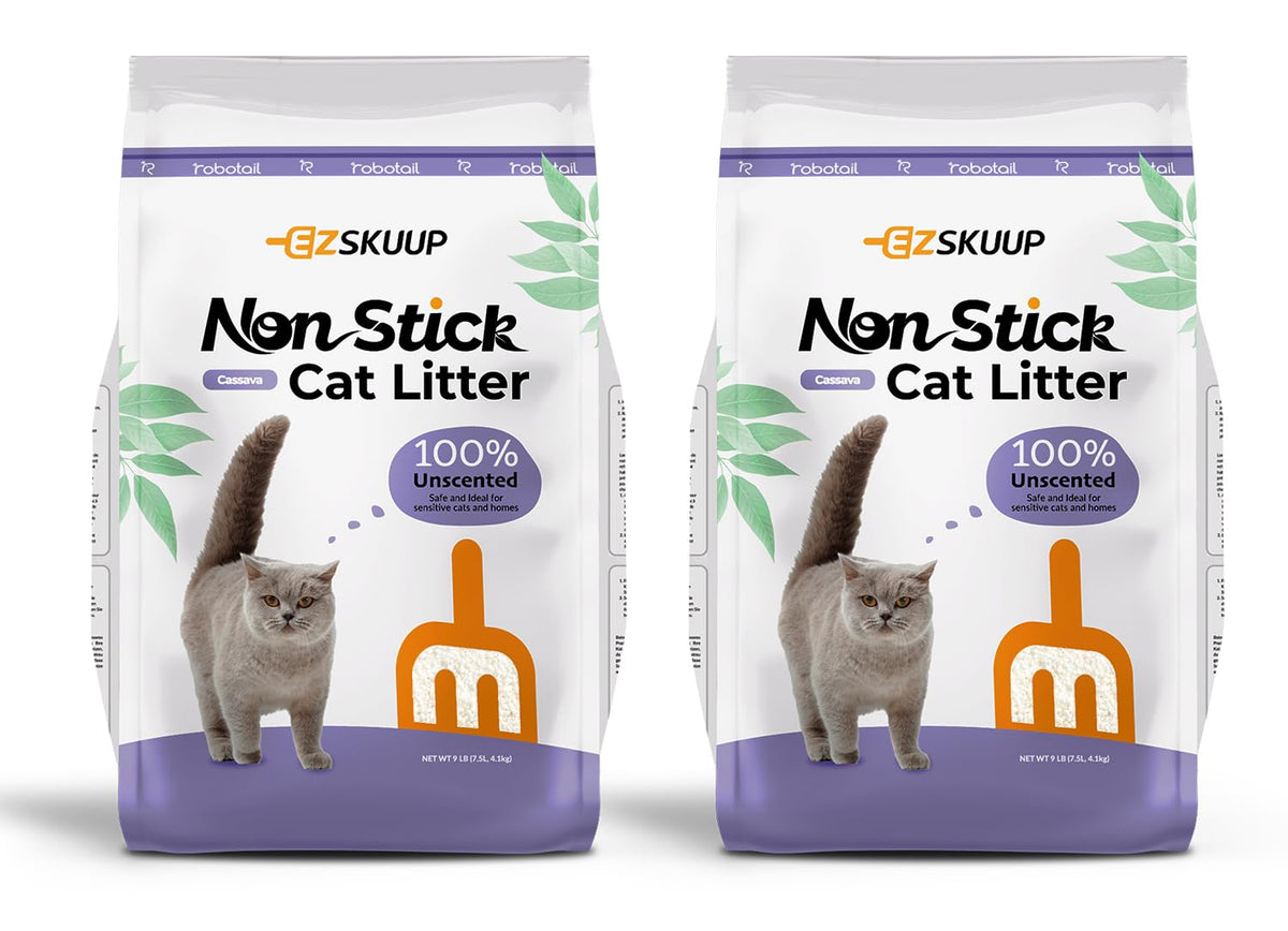 Non-Stick Clumping Cat Litter 18 lbs 2 Pack B49535