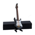 Miniature Electric Guitar Replica with Stand and Case G7136