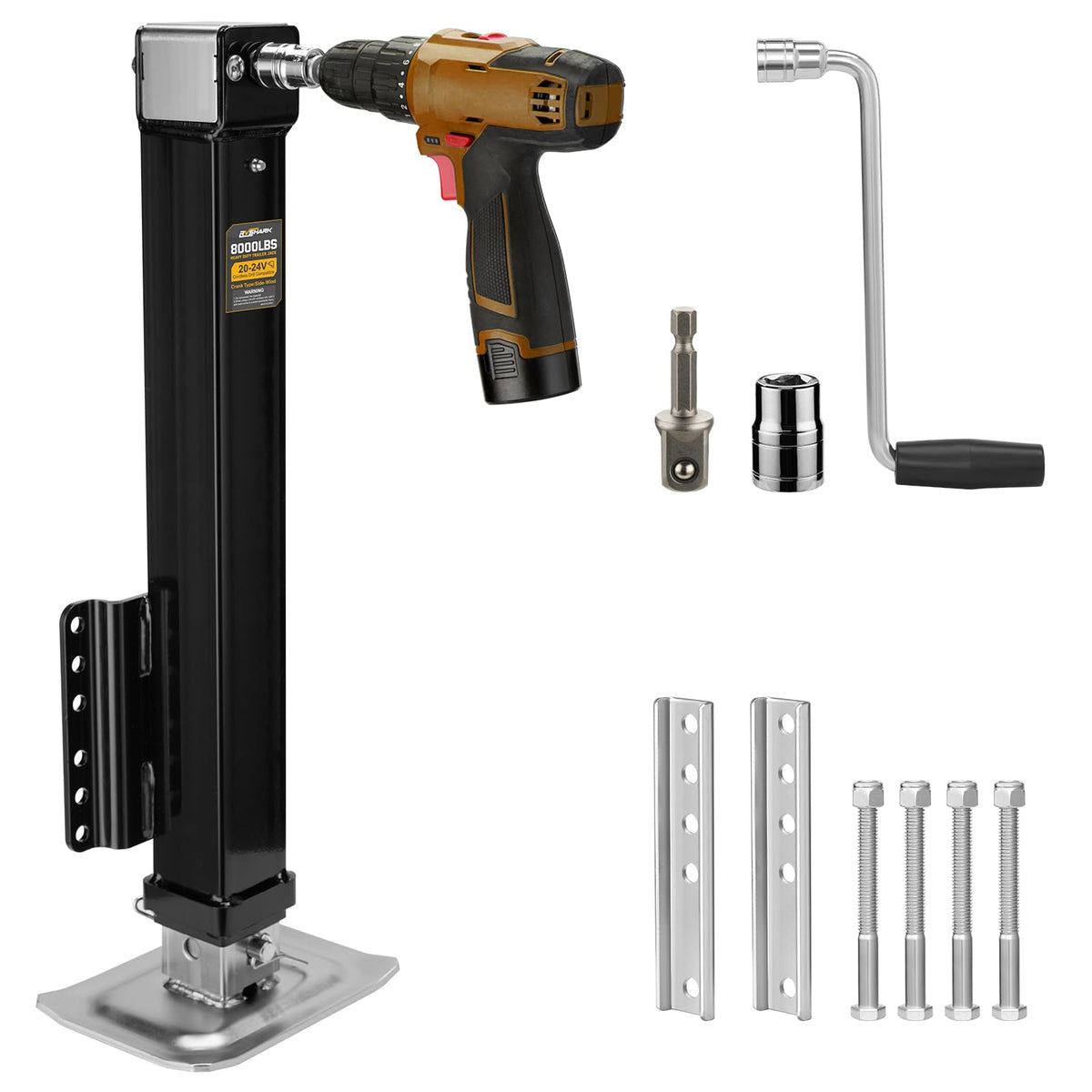 8000 lbs A-Frame Trailer Jack E9419