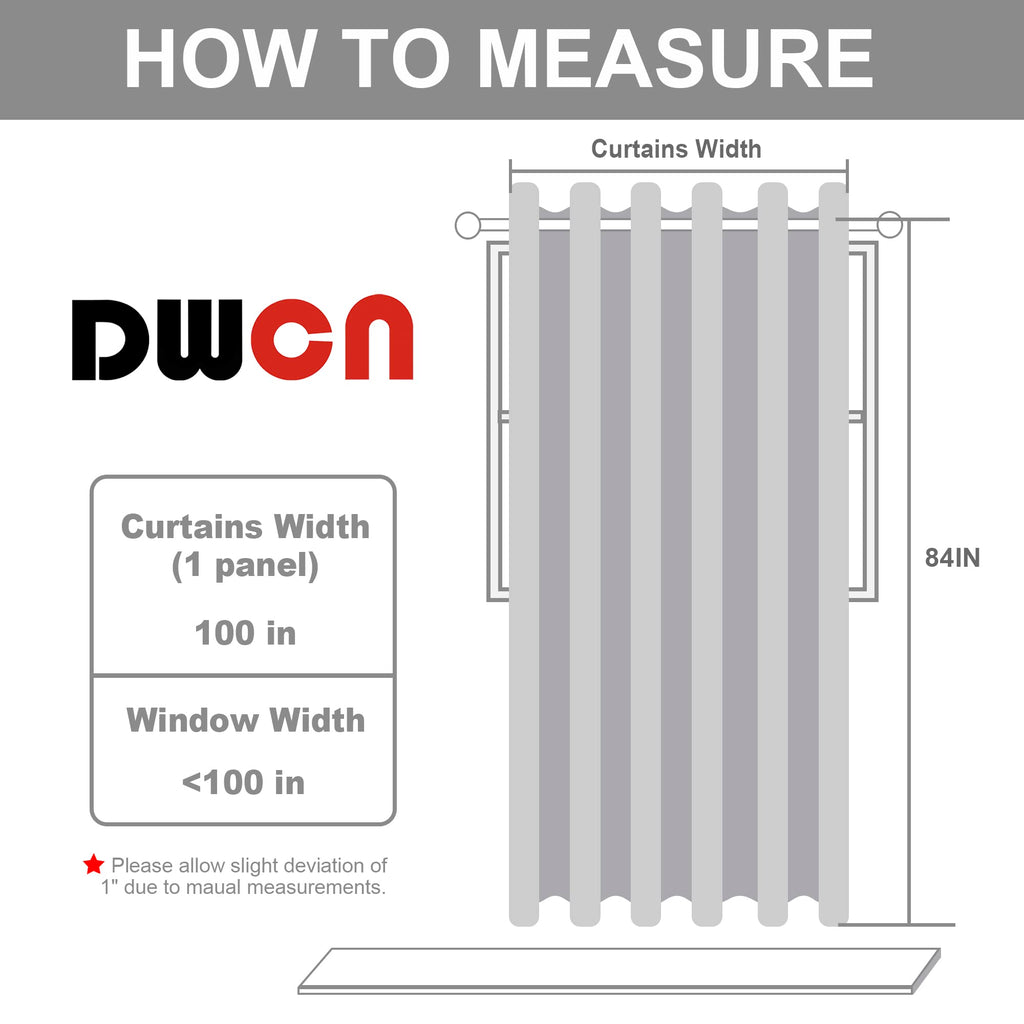 Dark Grey Thermal Blackout Room Divider Curtain Panel K52428