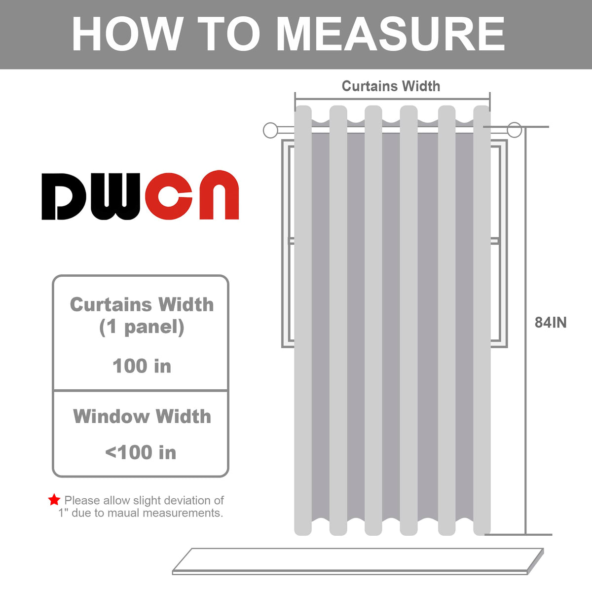 Dark Grey Thermal Blackout Room Divider Curtain Panel K52428