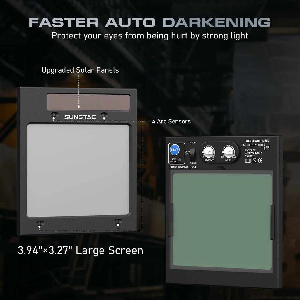 Auto-Darkening Welding Helmet T822