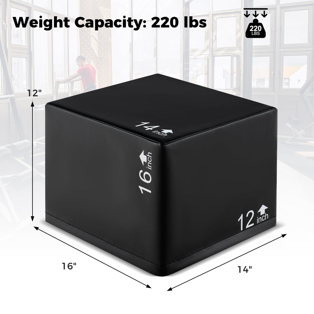 3 in 1 Plyometric Jump Box N6642