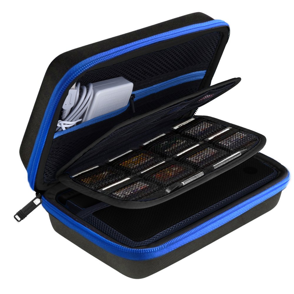 Carrying Case for Nintendo New 3DS XL Black Blue J9984