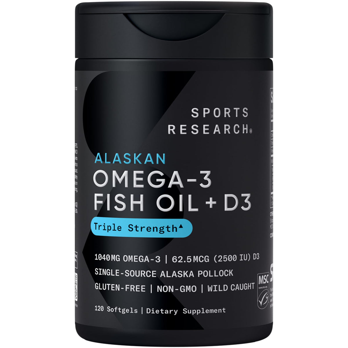 Omega-3 Fish Oil 1250mg + D3 2500iu, 120 Count W7768