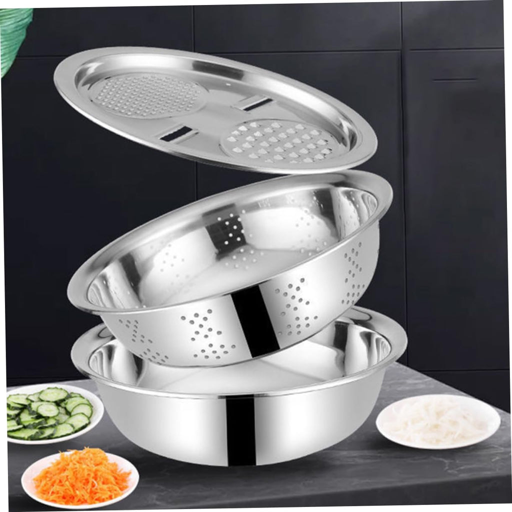 Metal Vegetable Washing Basket Strainer Bowl P912