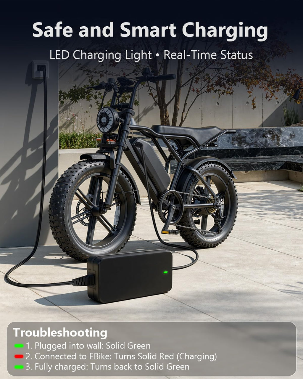 54.6V 3A ebike Charger for 48V Lithium Batteries X917