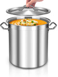 40 Quart Stainless Steel Stock Pot with Lid G33224
