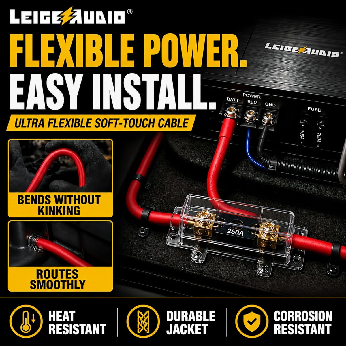 0 Gauge Amp Wiring Kit G123