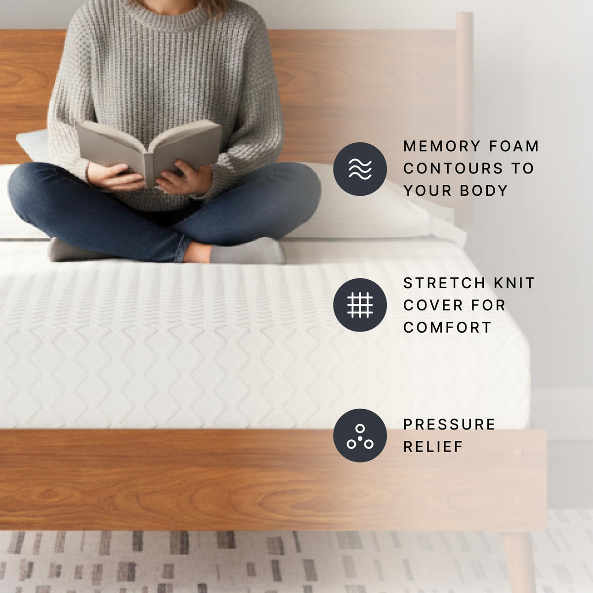 12 Inch Full Memory Foam Mattress E477785