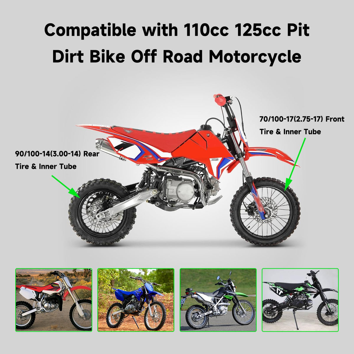 Dirt Bike Tire Tube Q42032