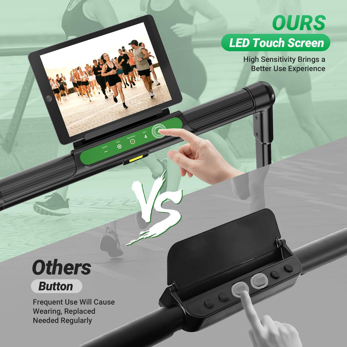 Portable Treadmill with Handle Bar E119364
