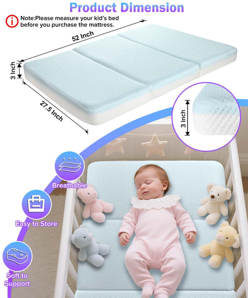 3'' Standard Crib Mattress A562